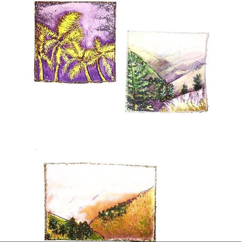 TINY WATERCOLOR PAINTINGS